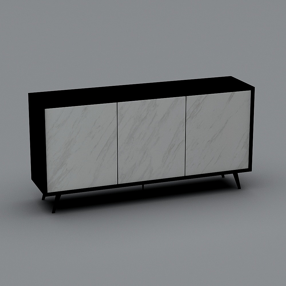 爱有范-现代-H398餐边柜3D模型