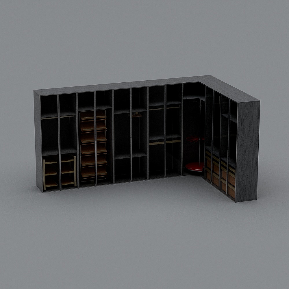 定制衣柜3D模型