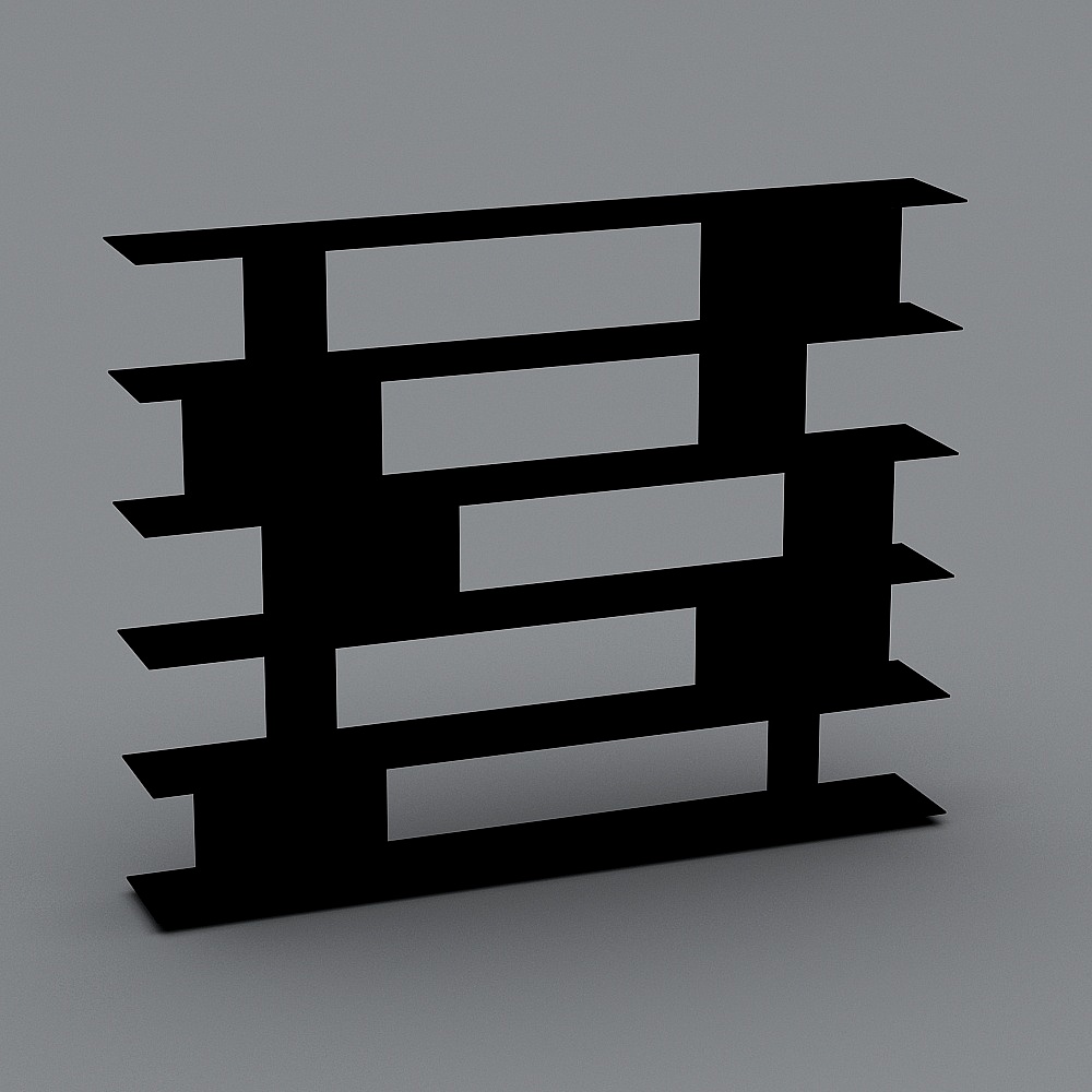 368书架3D模型