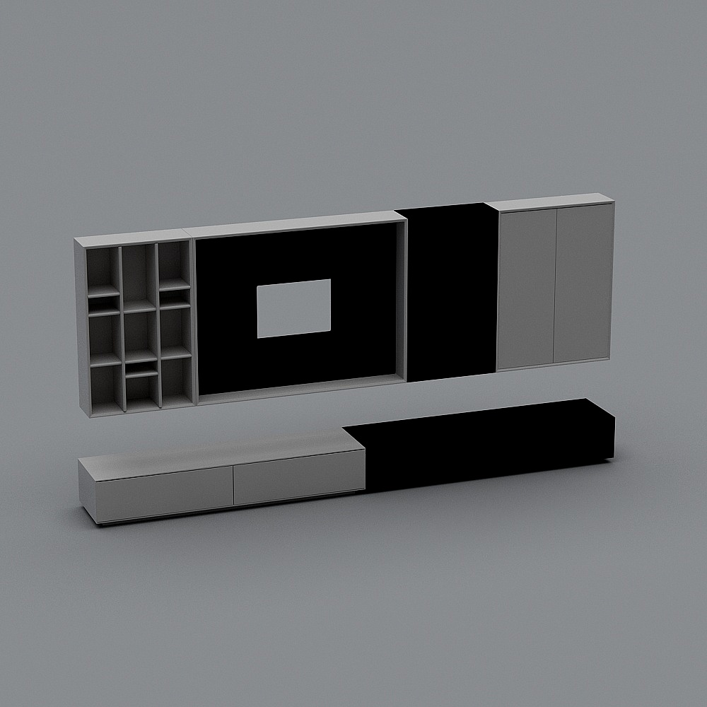 爱有范 320挂柜3D模型