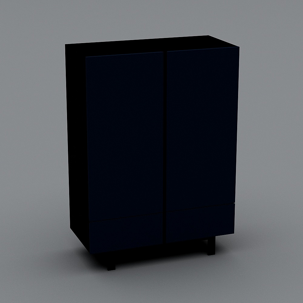 504高柜3D模型