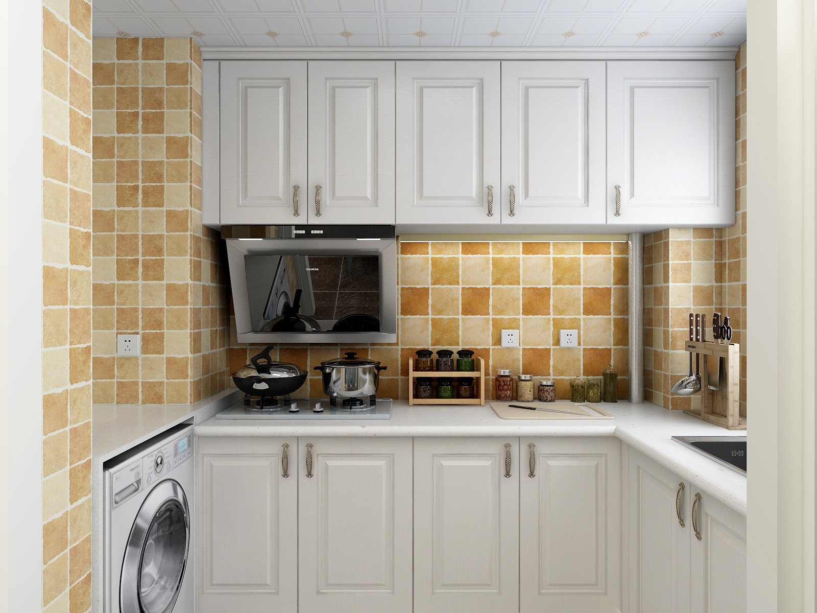 LCS13120306781-简美67㎡两居-旧时光装修效果图