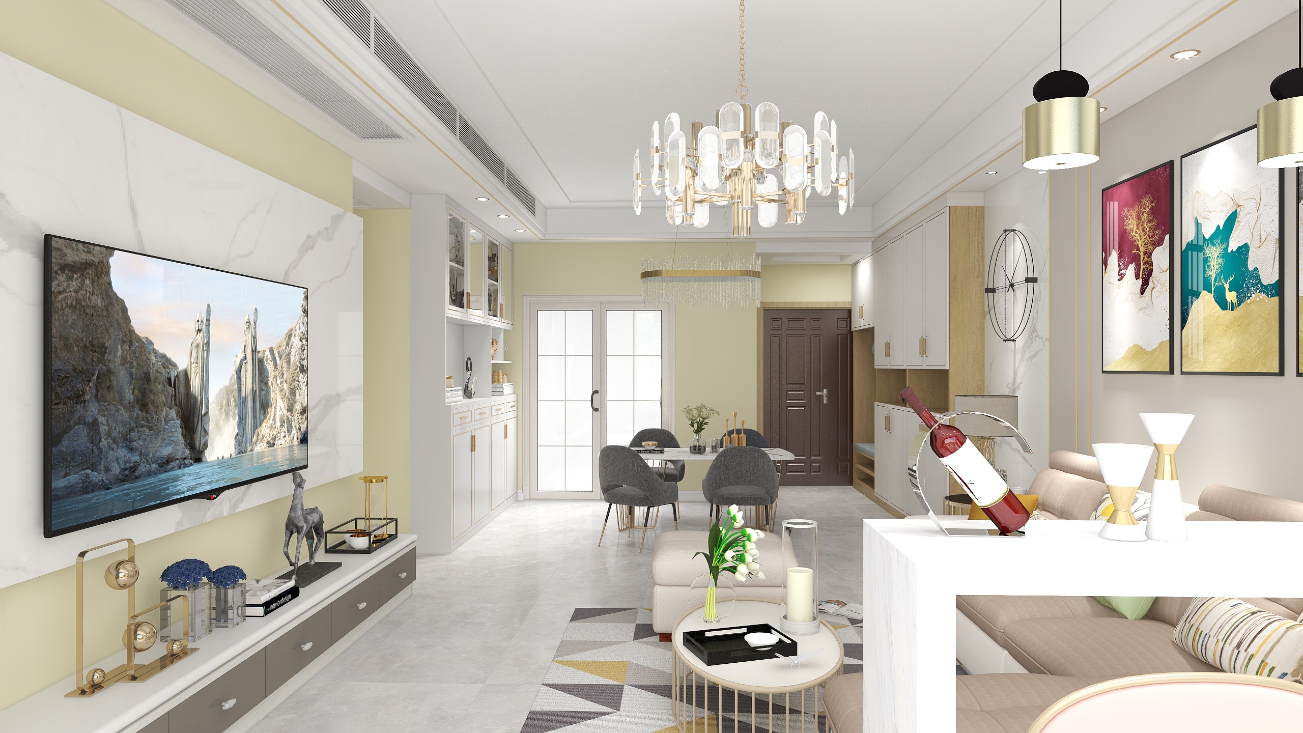 顾衡装饰-鎏金香榭-装修设计方案