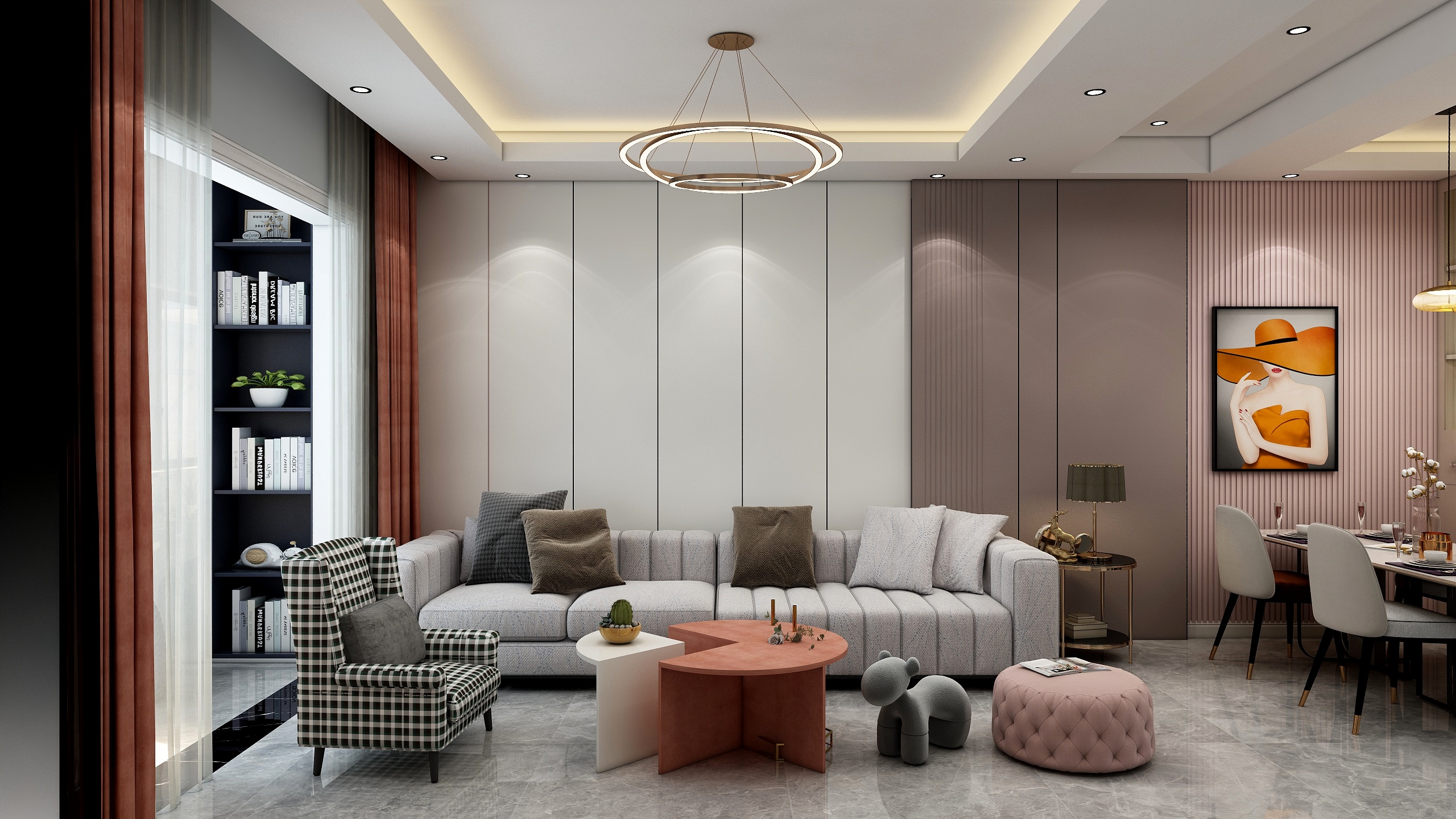 王廉壬-德信海德公园83.00㎡A2’3室2厅1卫1厨-装修设计方案