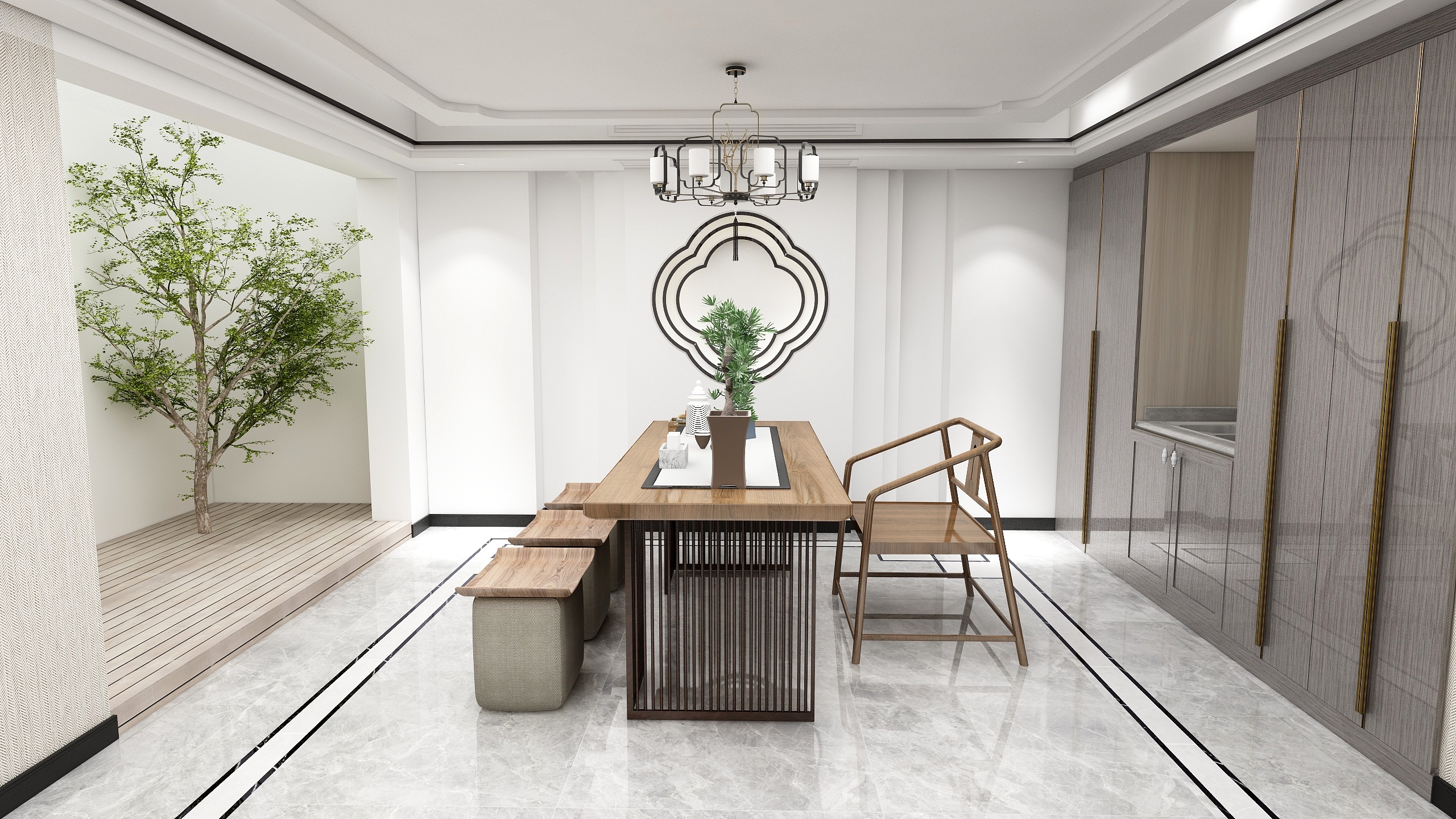 李洲童-别墅负一茶室-装修设计方案