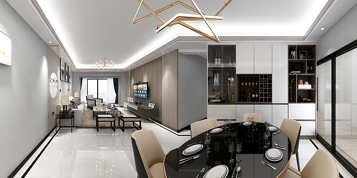 重庆成派装饰-紫玉江山8栋3号房-装修设计方案