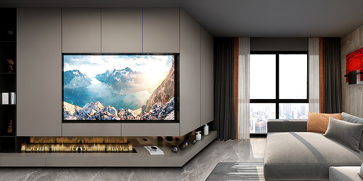 Owen丨Chen-现代暗黑系-装修设计方案