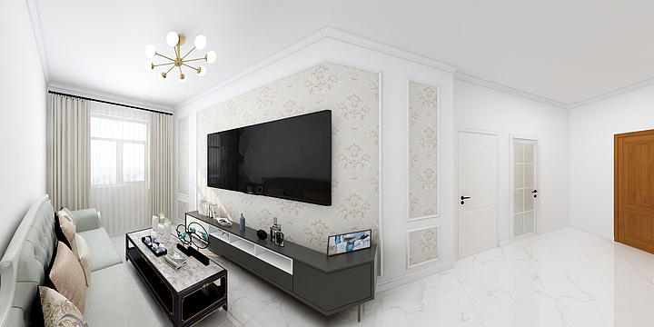 鸿鸥装饰-地铁家园05-607-装修设计方案