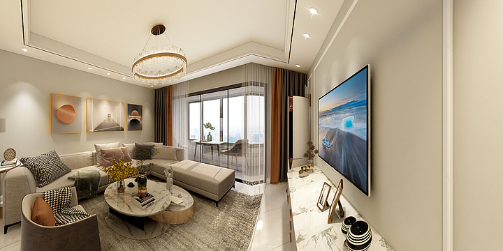 :black_heart:晓晓-新城家园简约-装修设计方案