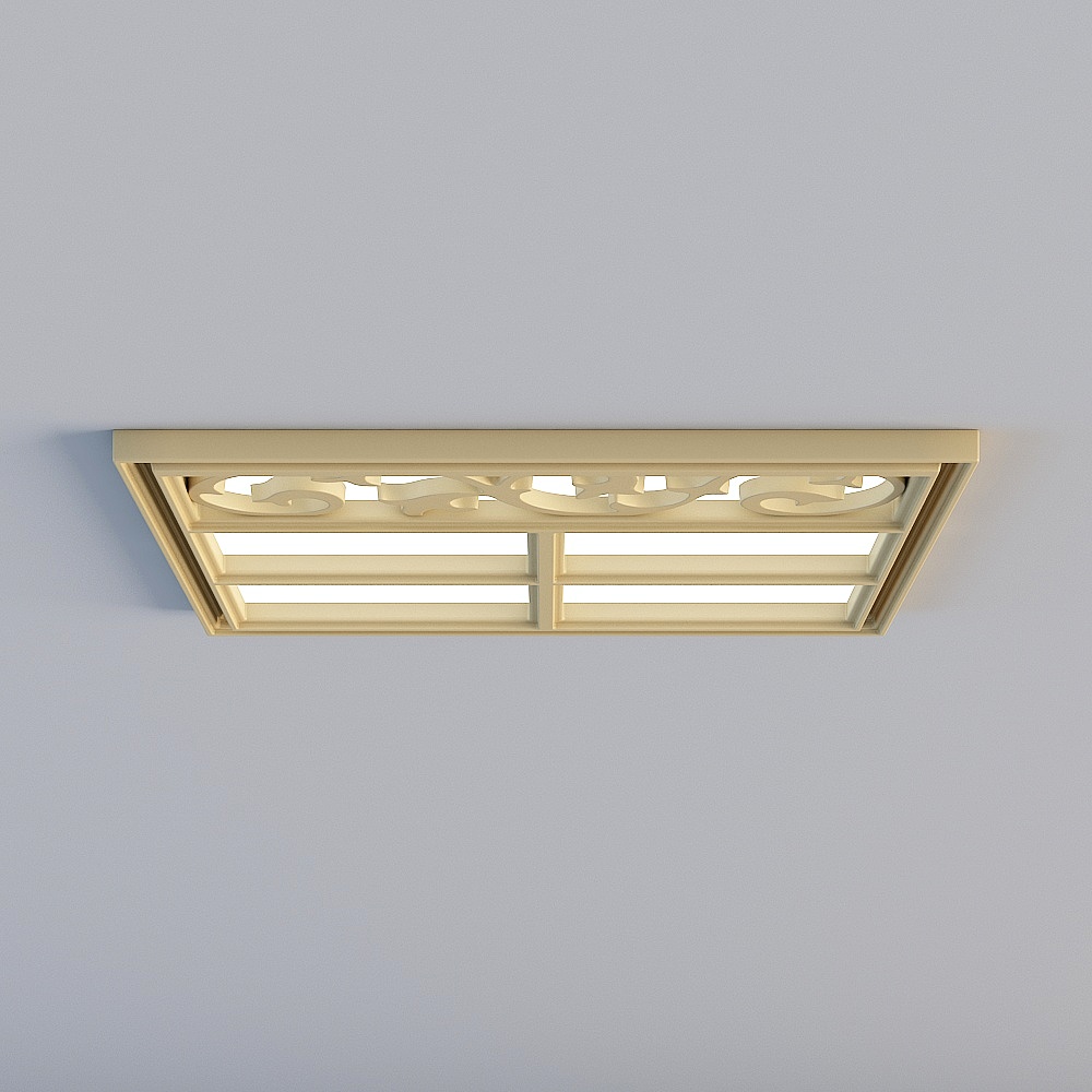 金澜之家-灯具-JLD45-016(LED金色花格灯边)450x450