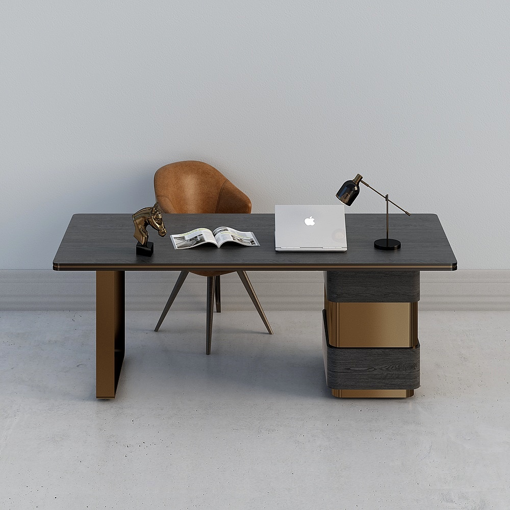 书房桌（没有凳子）3D模型