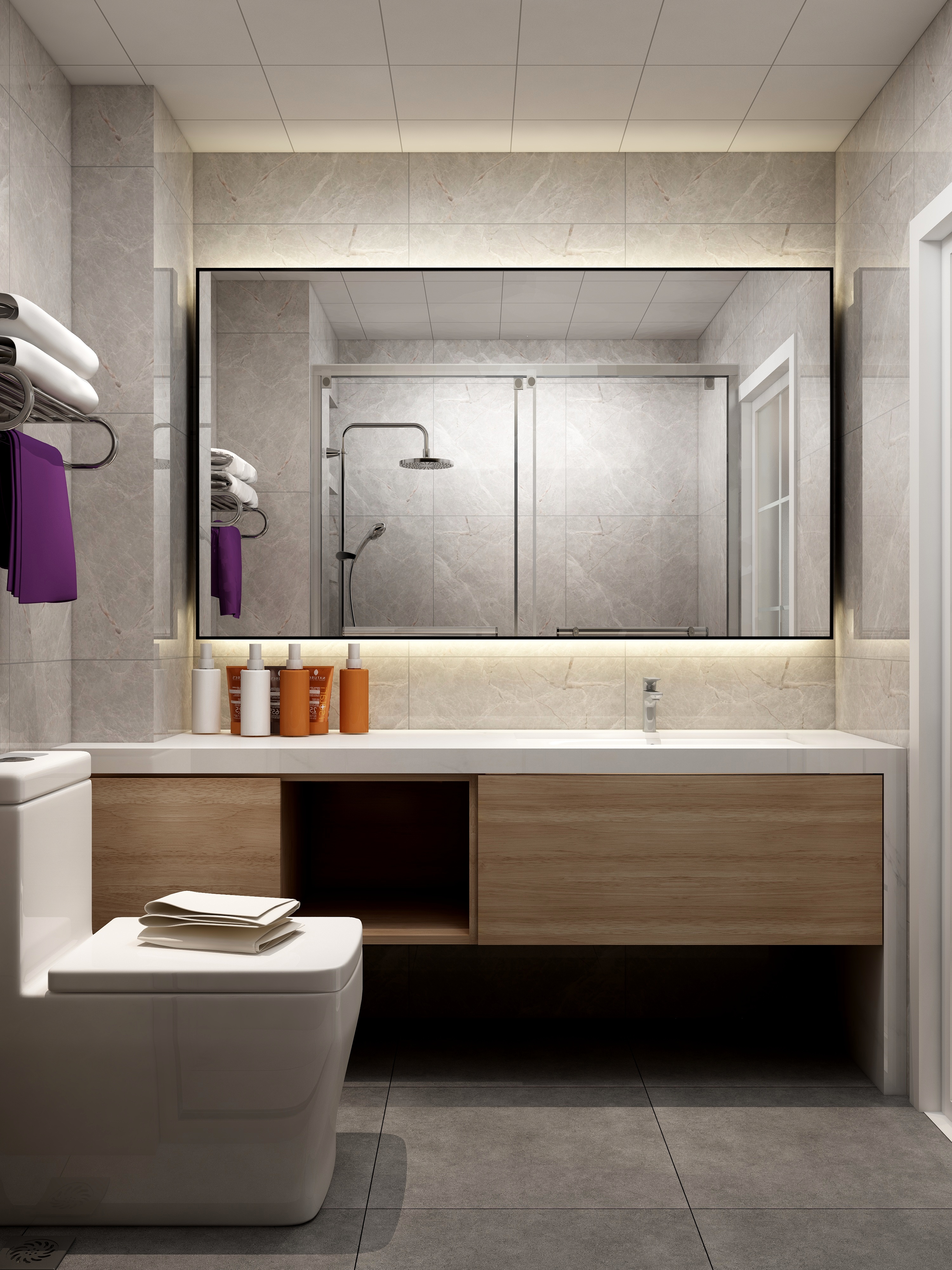 羽非设计-《随心》——130平方北欧混搭三居装修效果图