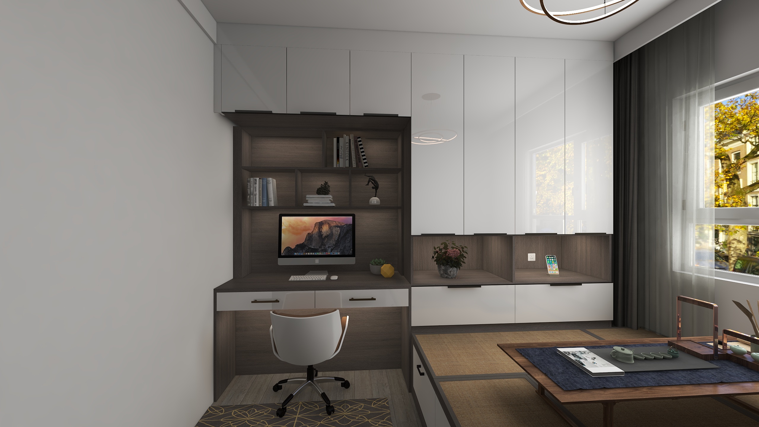 3A设计工作室-孟先生多功能室-装修设计方案