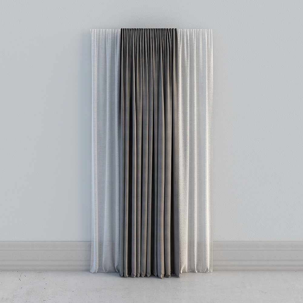 窗帘-LS3D模型