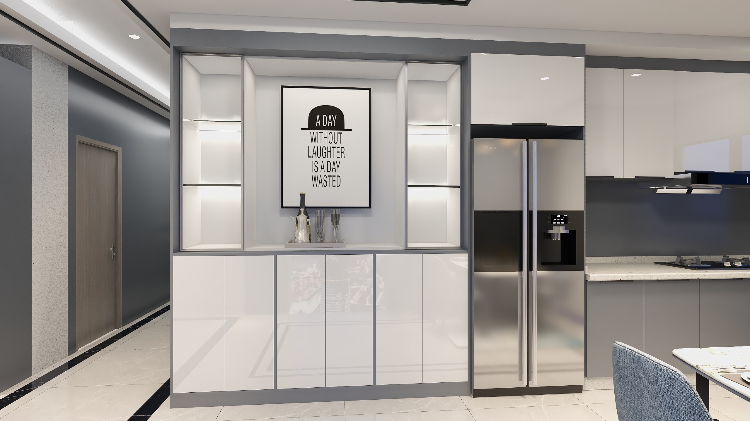 营口安家装饰-现代流行风-装修设计方案