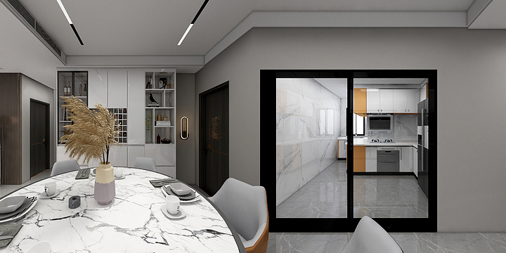 孟琪玮-软装专业作业户型-装修设计方案