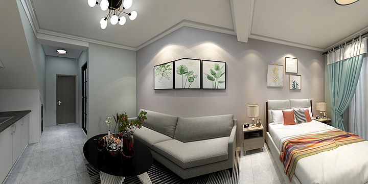 一米七的小胖子-金融城二期公寓楼21-789-装修设计方案