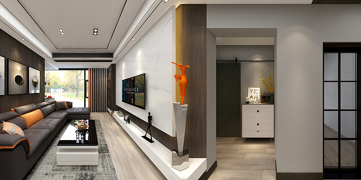 一九八二oo-两江新城陈总新居-设计师潘越-装修设计方案