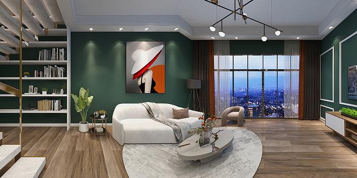 Mls青山-复式楼楼梯练习-装修设计方案