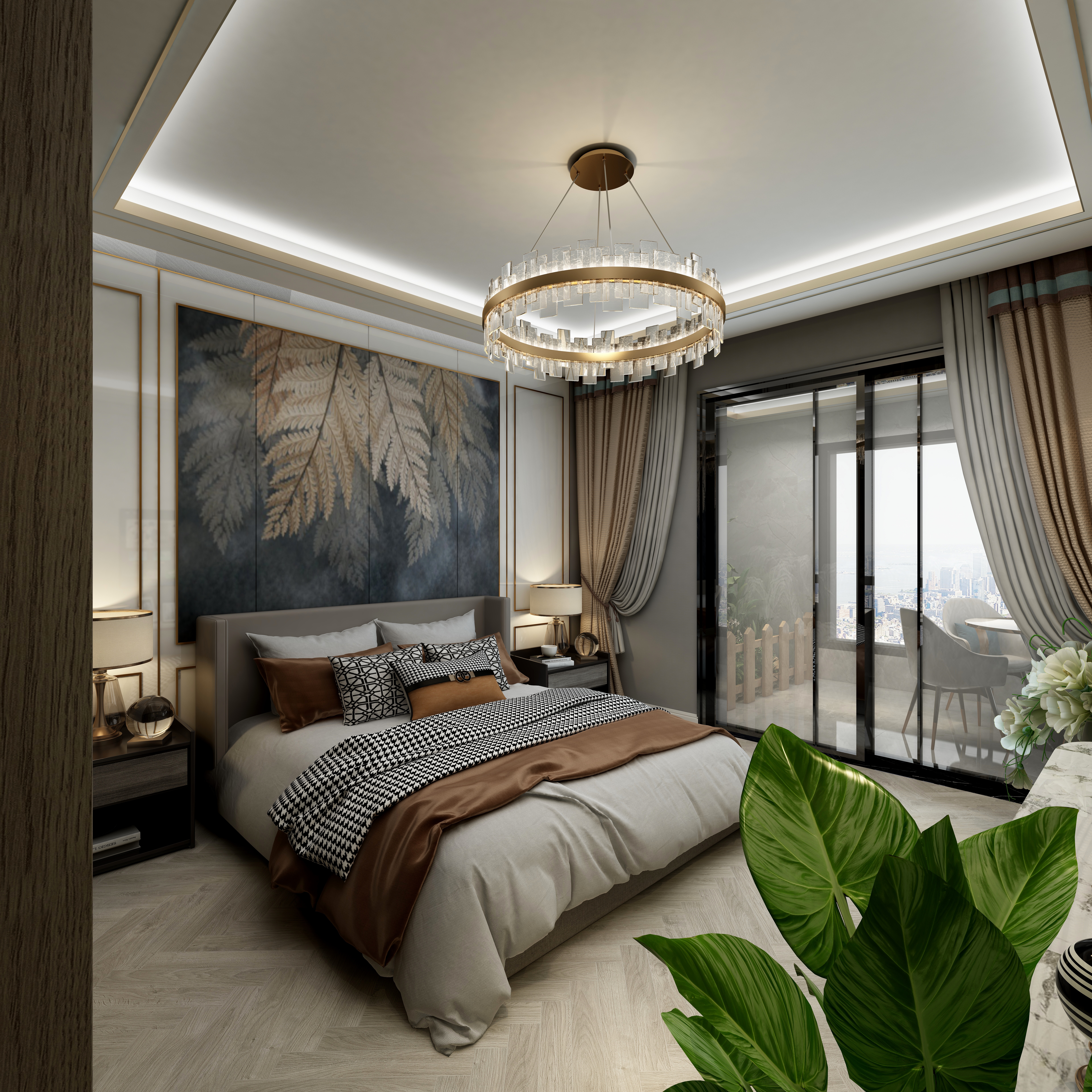 设计A阿哲-杭州万山华府别墅户型装修效果图