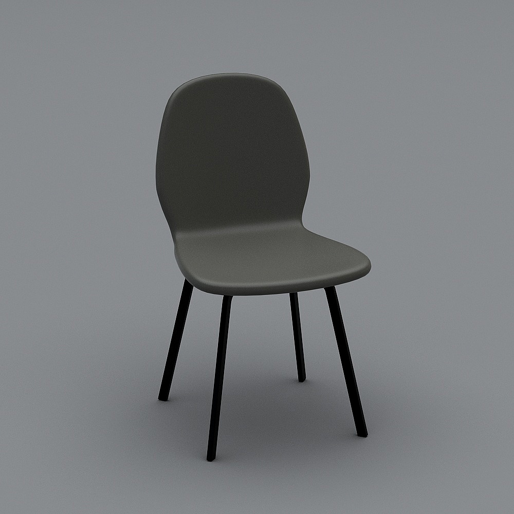K201#-餐椅3D模型