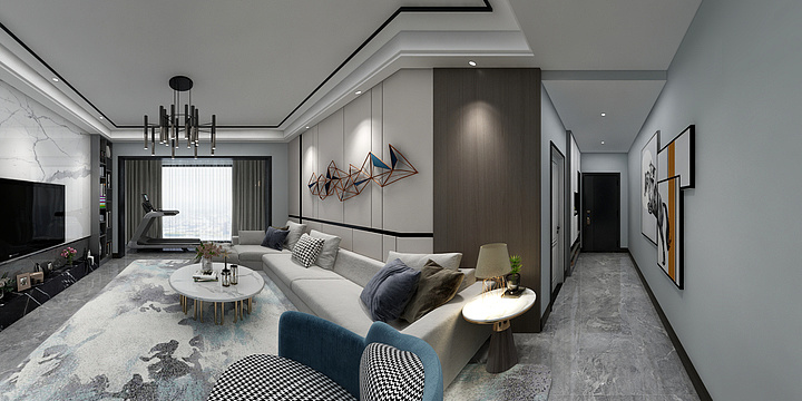 锐丰装饰吴兰竹-时代中央龙俊-装修设计方案