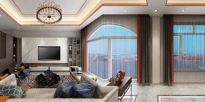 原木家具设计-碧桂园林总一楼-装修设计方案