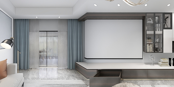 阿布猫-三室两厅（简约）-装修设计方案