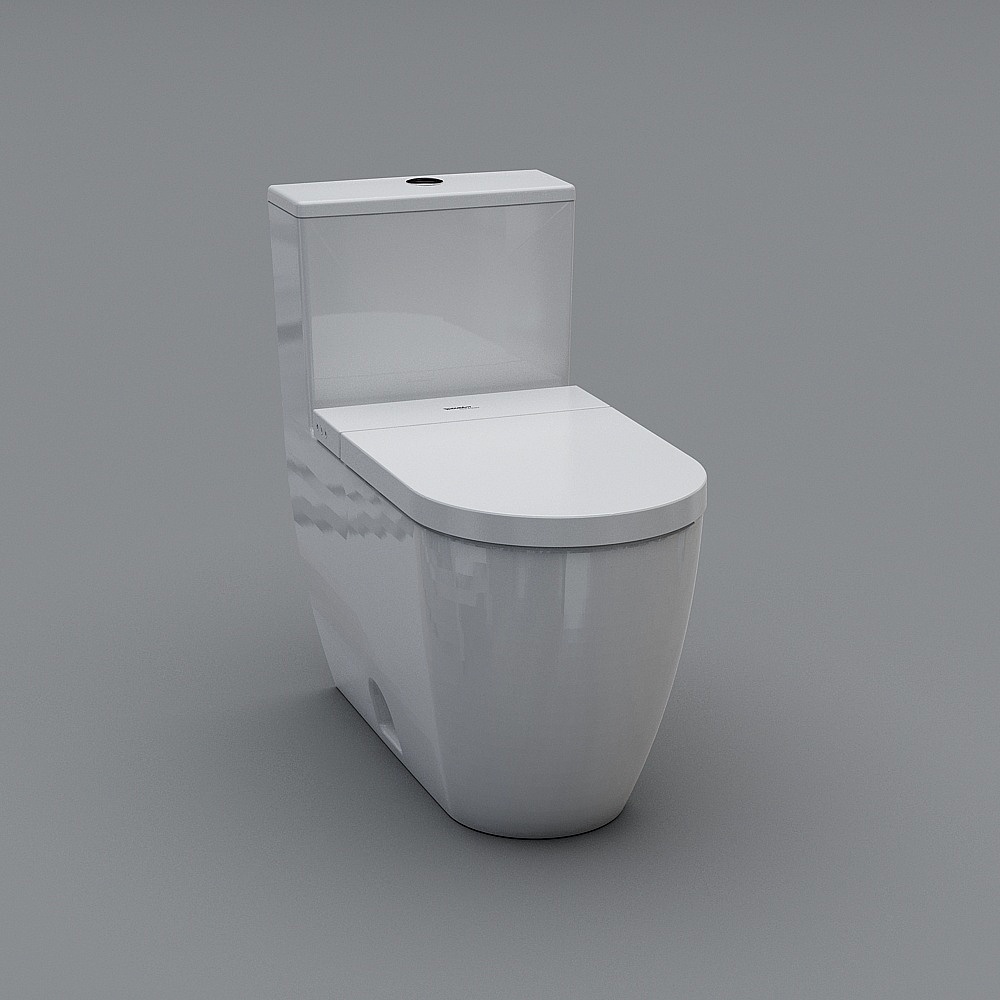 连体智能坐厕 Starck f  Plus 立式3D模型