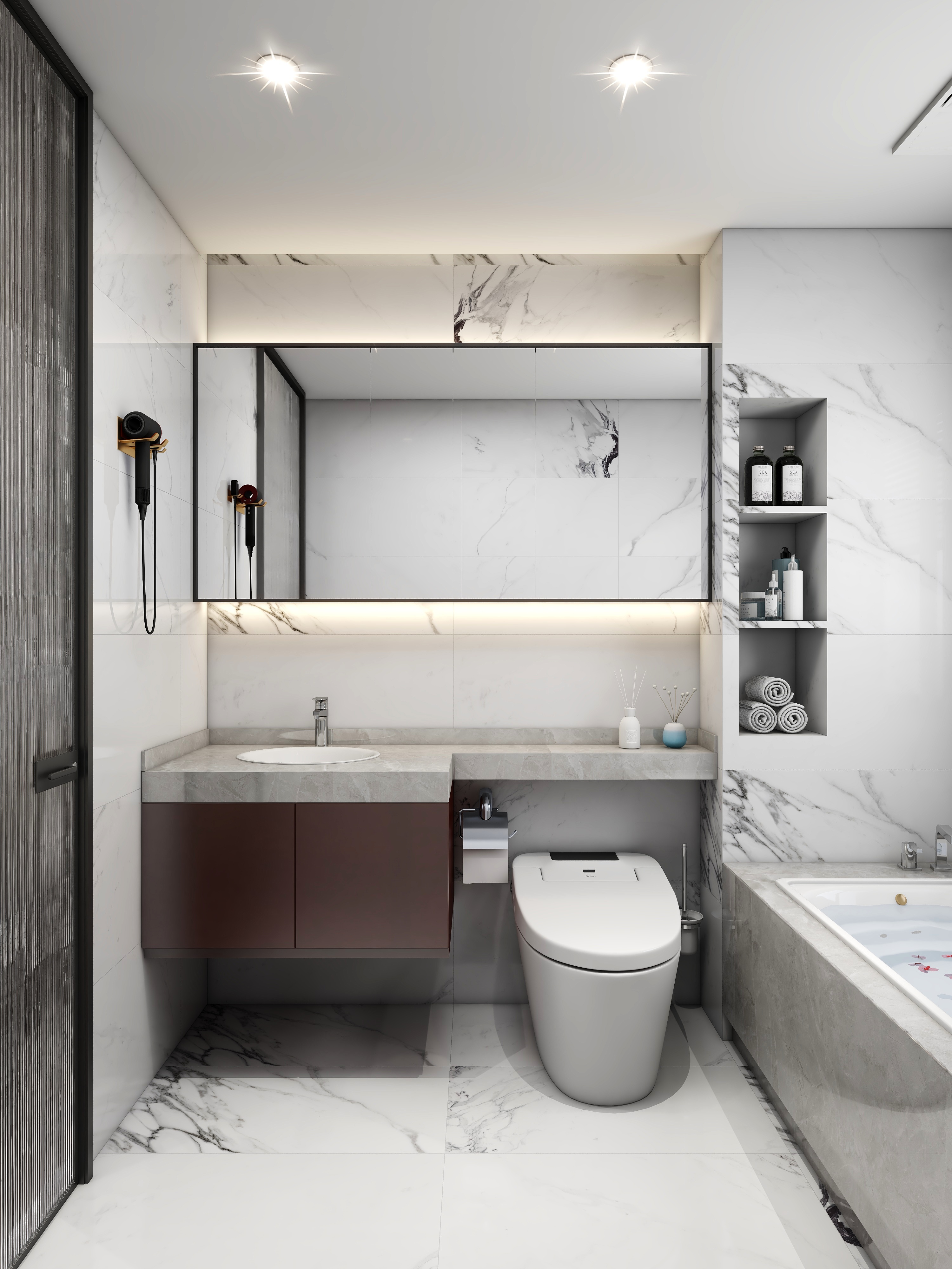 至简名设一钱春-【踏山河】130平中式四居室装修效果图