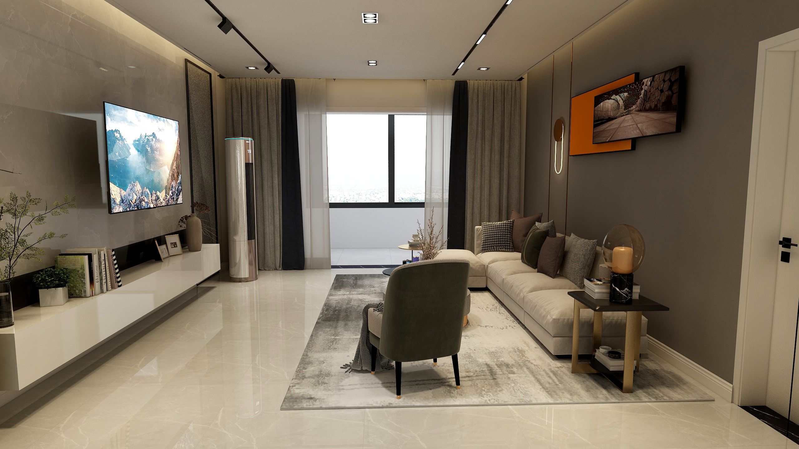 盛居设计-上东府138户型东户-孙辉-装修设计方案