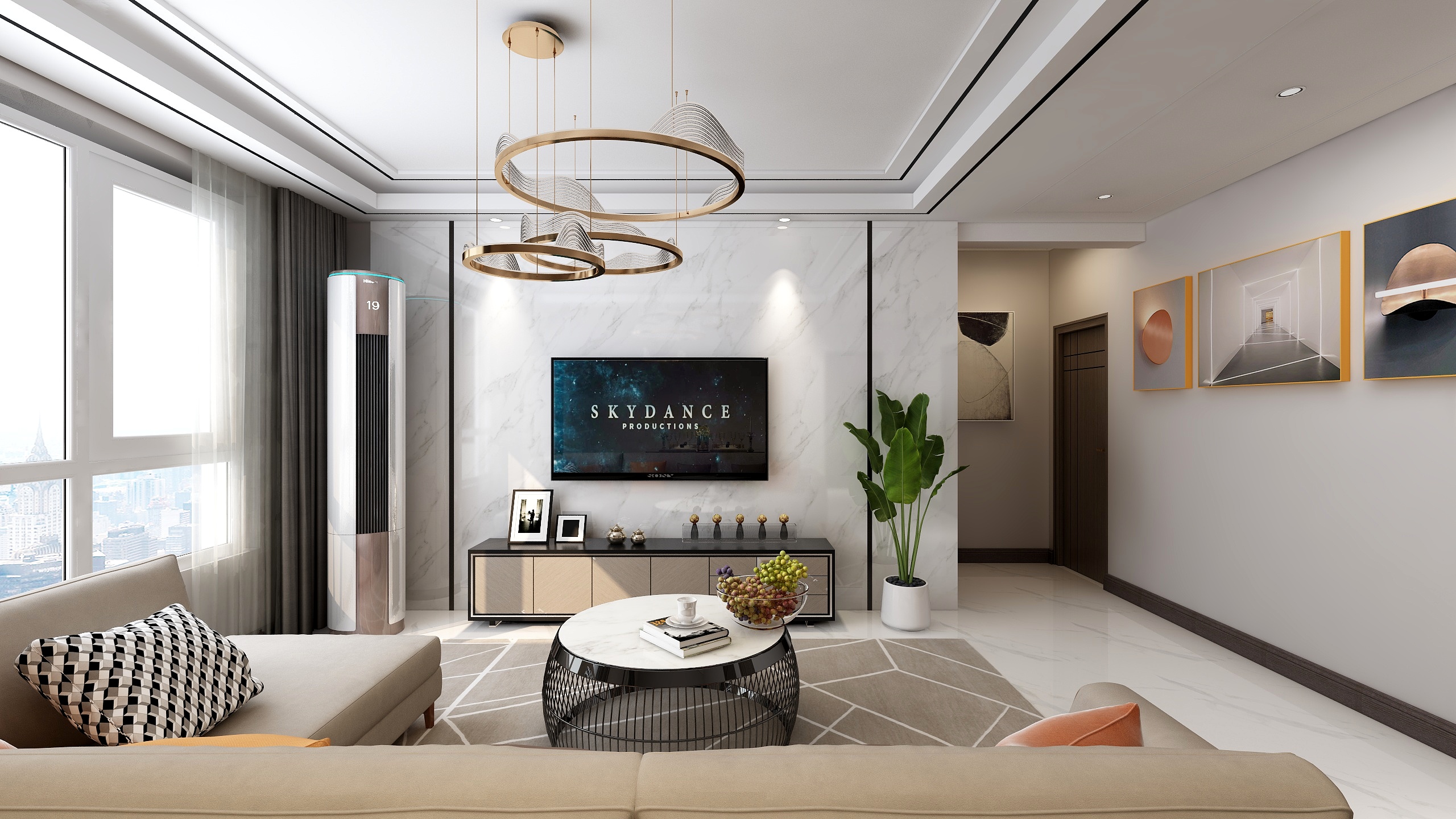 上巢空间装饰-现代风--四季花都-装修设计方案