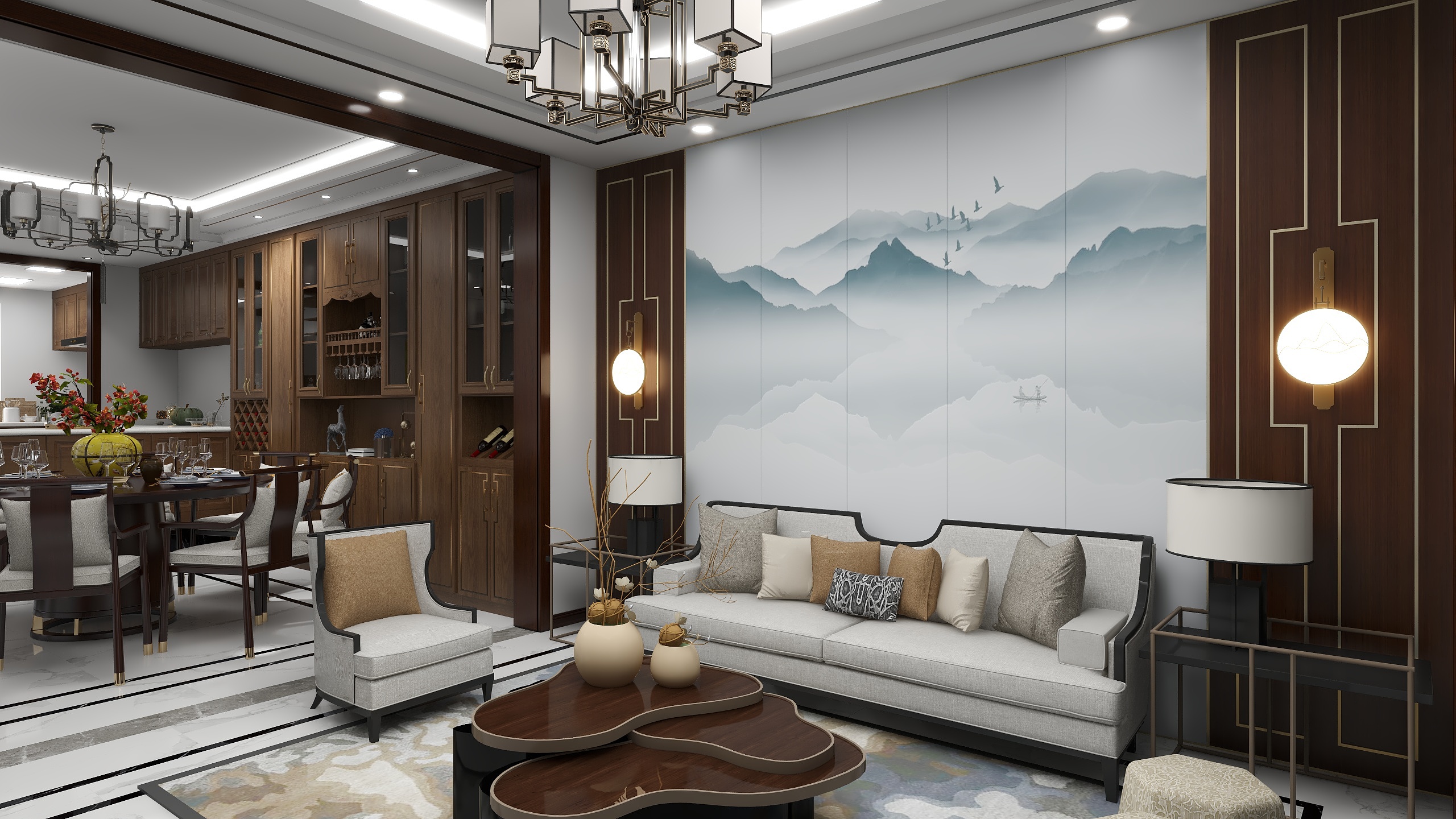 双盛木门-中海珑御-装修设计方案