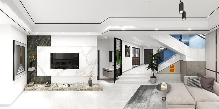 无数空间-简约别墅-装修设计方案