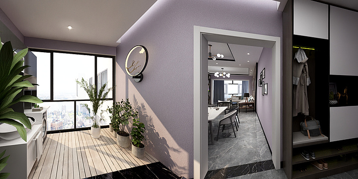 环艺之美丿SU-侗乡茶城吴美女-装修设计方案