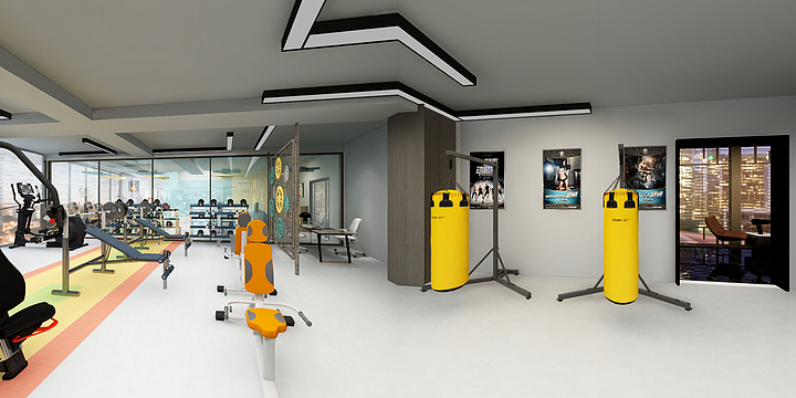 梵迪安装饰设计-健身房-陈小姐-副本-装修设计方案