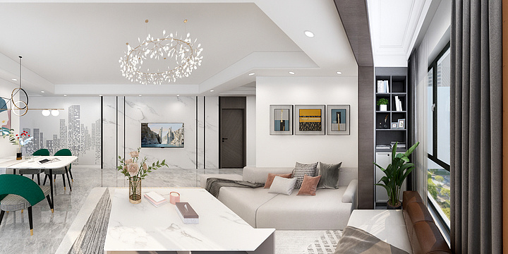 谢美琳13006356251-海昌天澜121m²-装修设计方案