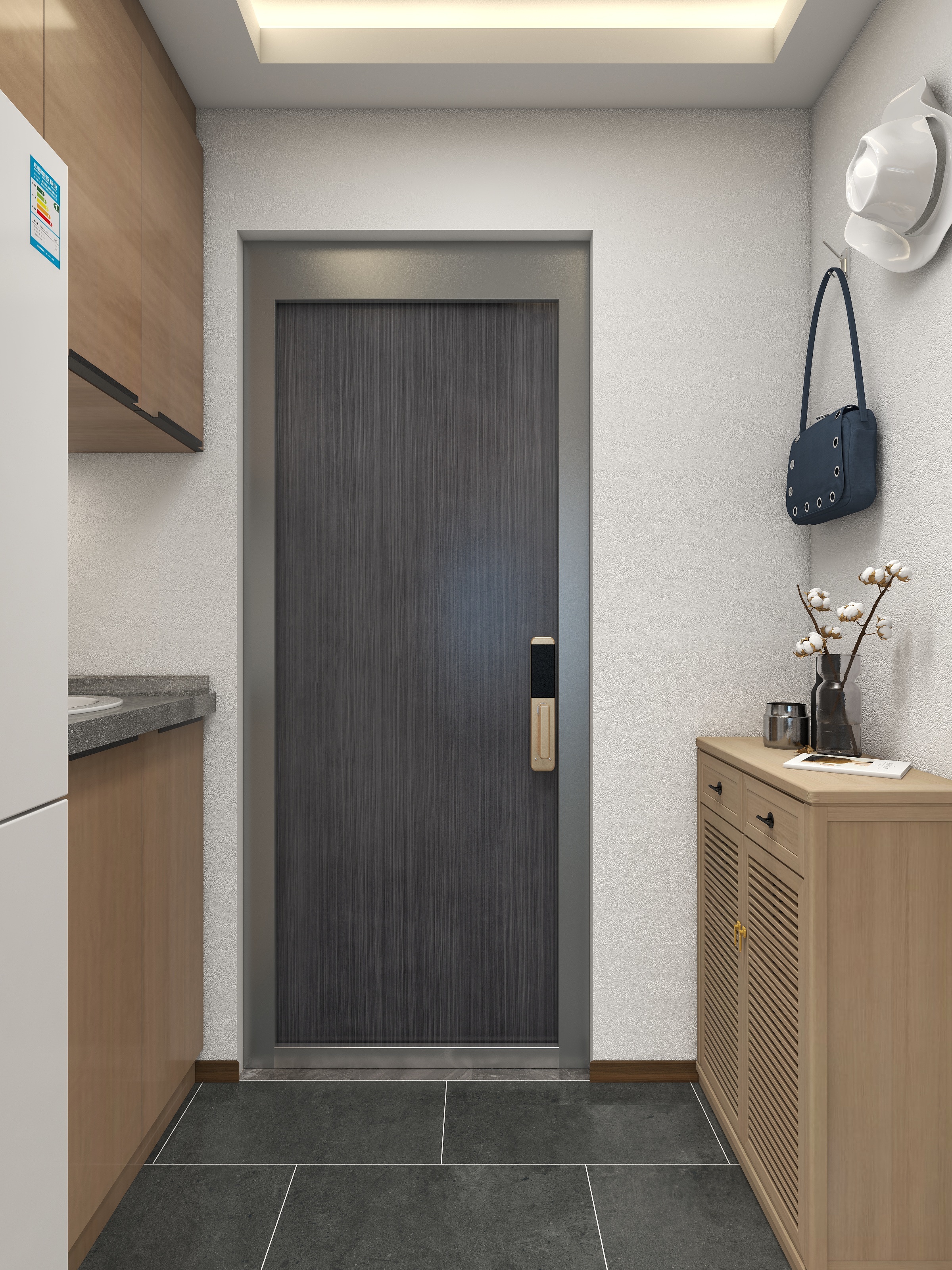 李青越-新中式跃层公寓装修效果图