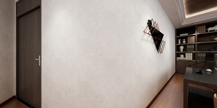 战狼007-凤凰家居城志帮实业公司董事长办公室-装修设计方案