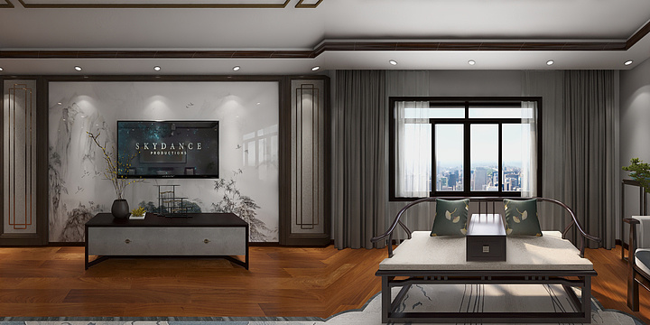 刘浩宇-刘浩宇丨152平米三居室旧房改造-装修设计方案