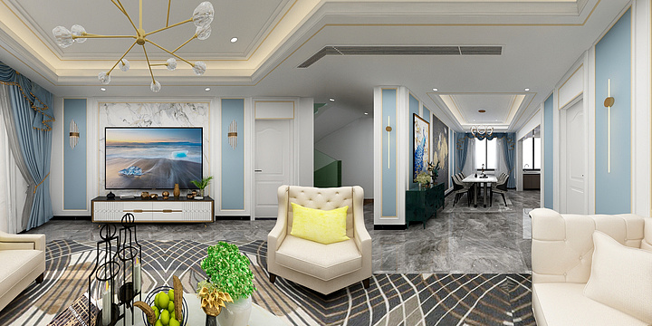 那年冬天GnGW-高明别墅-最新-装修设计方案