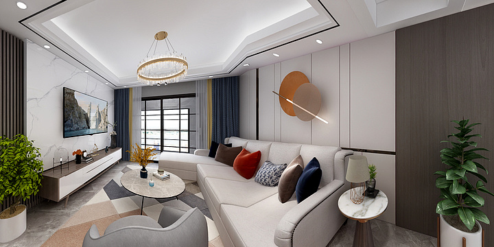 怡家家居-绿地高铁东城-装修设计方案