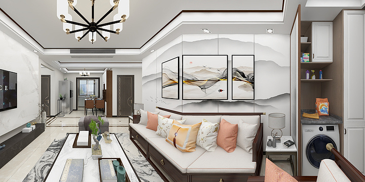 李仕超-兰舍—新中式暖居-装修设计方案