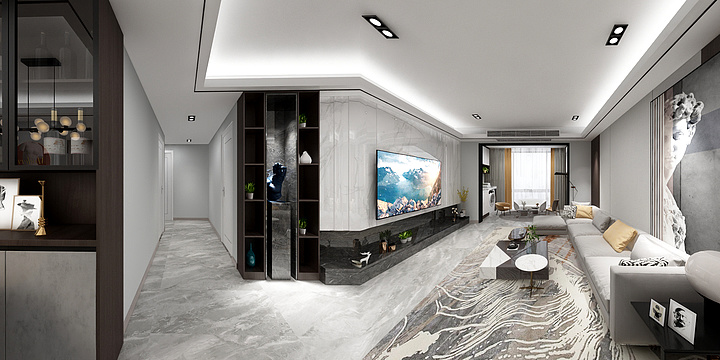 颜颜设计-查总府邸-港式-装修设计方案