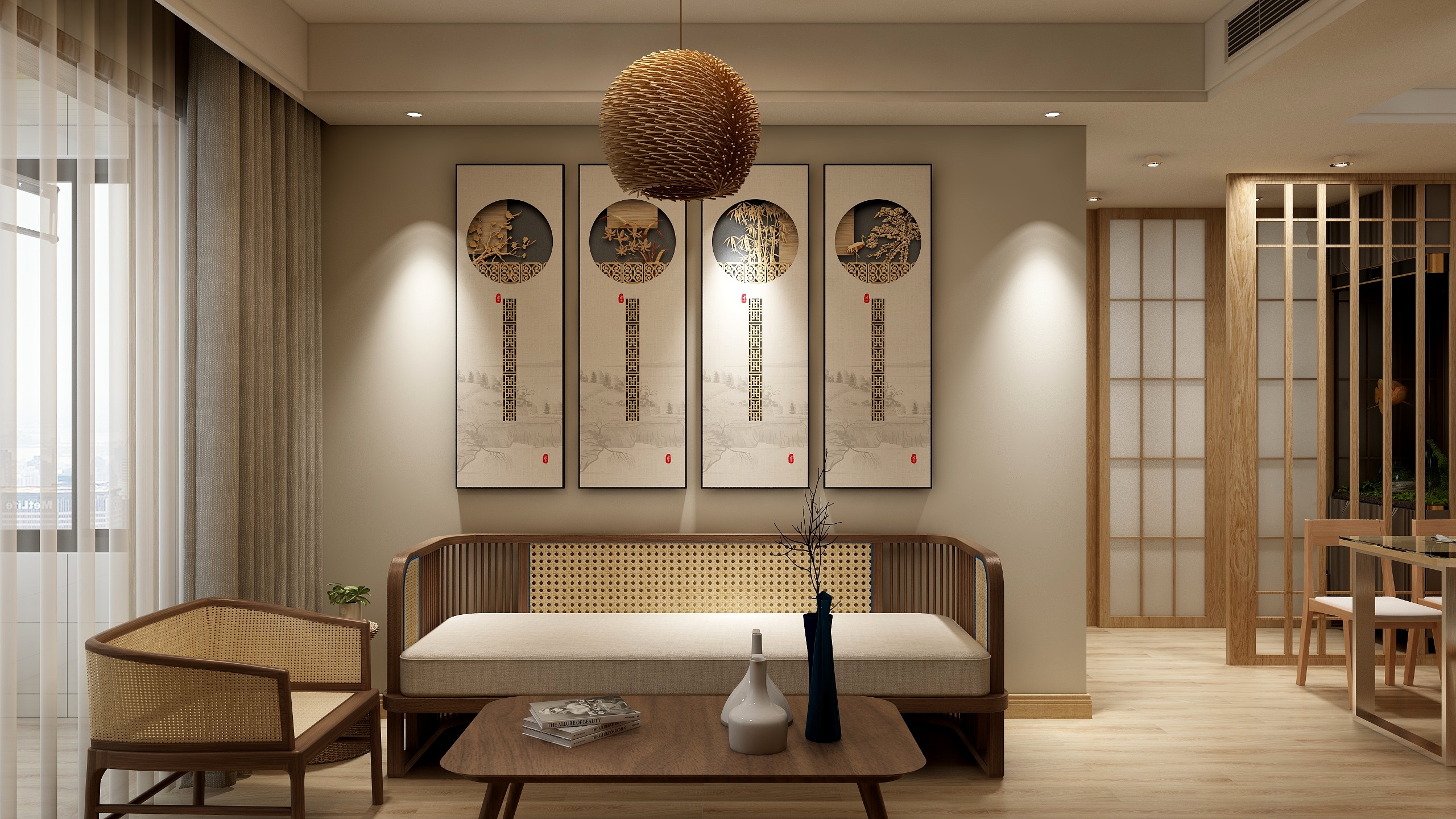 乔Joann-九麓府120日式-装修设计方案