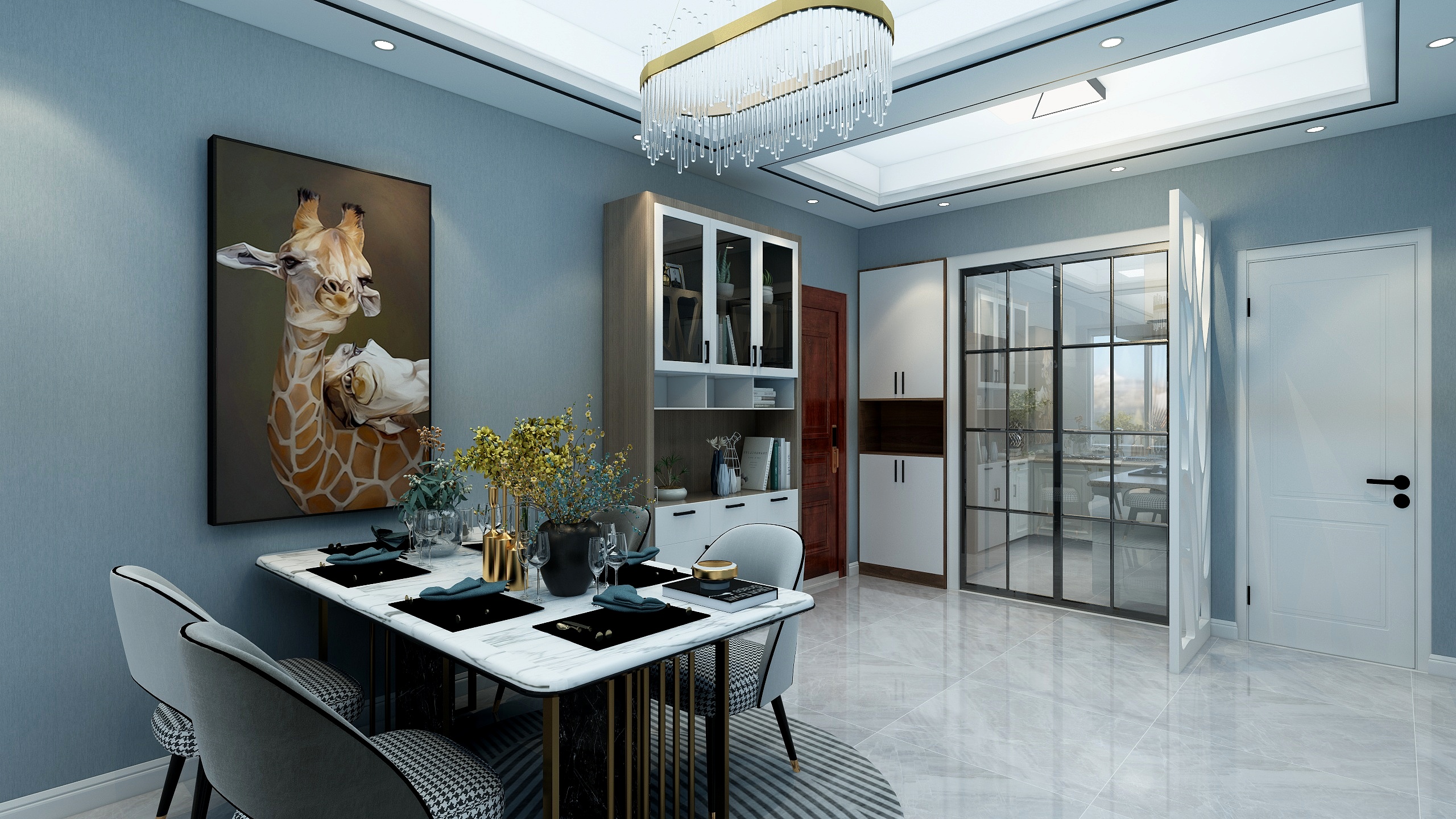 室内设计CAD-翰林华府高档住宅-装修设计方案