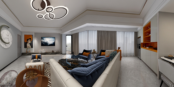 叶湫Liao-东城一号-钟姐-装修设计方案