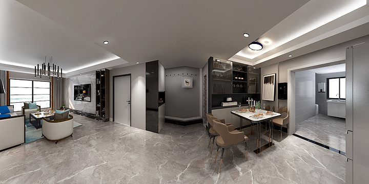 诸葛木灵-国樾府108.98-装修设计方案