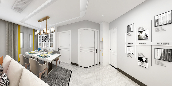 SunfloweruL-瑞和园89.50㎡B户型3室2厅1卫-装修设计方案