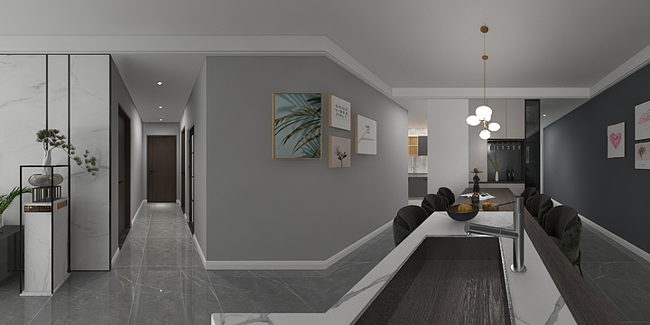 宏星设计-康泰花苑02户型-装修设计方案